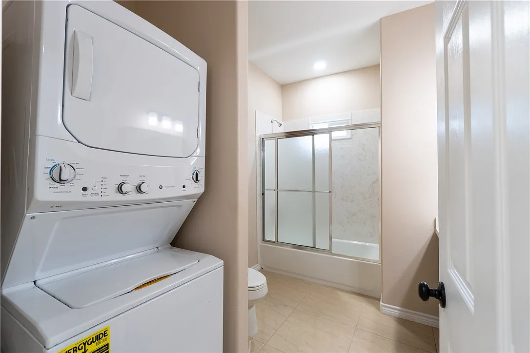 Dewey Street bathroom and laundry area