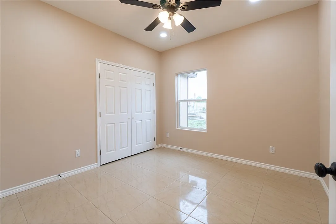 Dewey Street bedroom with double closet