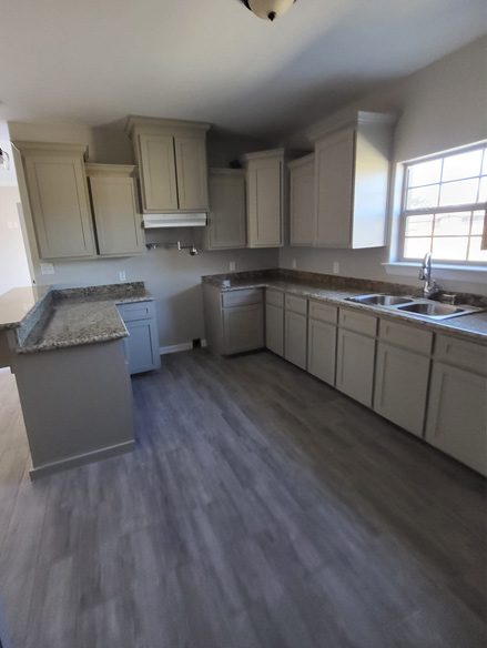 Completed kitchen