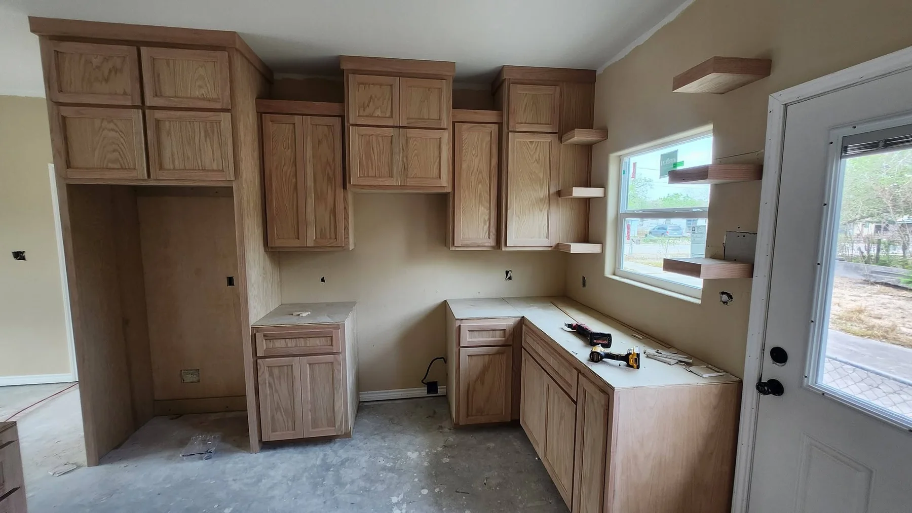 Lucero Street custom cabinetry detail