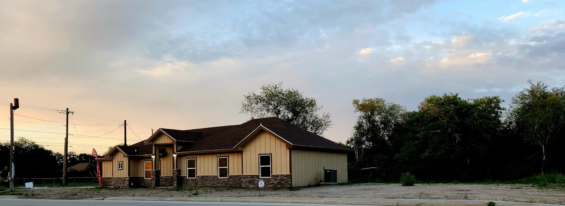 Wide front exterior at 1100 Lucero Street in Alice, Texas